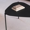 Ver imagem 2 de Mesa de Centro Organica Pe Metal Preto Nero 28015 Artesano Nero Preto