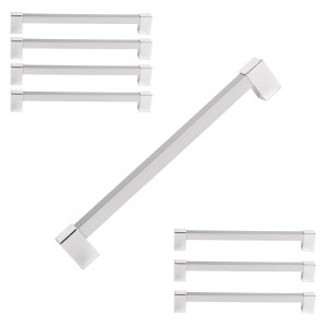 Kit 8 Puxador 256mm Alumínio Móveis Gaveta Armário Cozinha