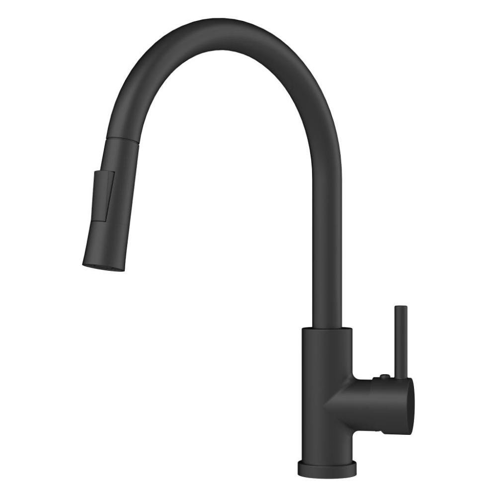 Misturador Monocomando Cozinha Mesa Real Black - 1