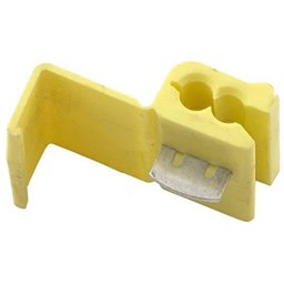 100un Conector Derivação Emenda Cabos Fios Amarelo 4 a 6mm - 5