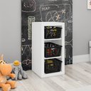 Ver imagem 1 de Organizador Infantil com 3 Nichos Removíveis - Preto