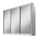 Ver imagem 1 de Guarda Roupa Casal Espelhado 8 Gavetas - Sollo-Branco - Móveis Novo Horizonte