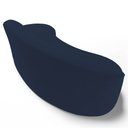 Ver imagem 6 de Sofá Living 3 Lugares 230cm Braço Esquerdo Mozart D06 Veludo Azul - Mpozenato