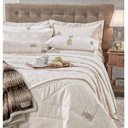 Ver imagem 2 de Kit Cobre Leito Elizabeth 200 Fios Branco Casal Queen 3 Peças - Bordados Ricardo 3043