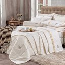 Ver imagem 1 de Kit Cobre Leito Elizabeth 200 Fios Branco Casal Queen 3 Peças - Bordados Ricardo 3043