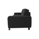 Ver imagem 2 de Sofá Medlyn 2,60m Camurça Preto - Gran Belo Decor