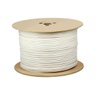 Bobina Cabo Coaxial Bipolar Para CFTV - Flexível 80% Malha 2x26 AWG-70, 500 Metros - (Branco) - 1