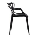 Ver imagem 4 de Kit 8 Cadeiras Masters Allegra - Preto