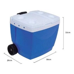 Caixa Termica 42 litros com Roda Azul MOR - 6