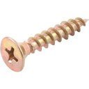 Ver imagem 3 de Parafuso para Madeira Chipboard Cabeça Chata Fenda Cruzada Phillips Bicromatizado 4,5mm x 25,0mm