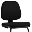 Ver imagem 3 de Kit 2 Cadeiras para Escritório Job L02 Fixa Crepe Preto - Lyam Decor