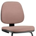 Ver imagem 3 de Kit 2 Cadeiras para Escritório Job Fixa Suede Rosê - Lyam Decor