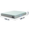 Cama Box Baú Casal Queen Colchão Espuma D33 Pillow Top Millenium Hellen - 5