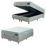 Cama Box Baú Casal Queen Colchão Espuma D33 Pillow Top Millenium Hellen - 3