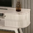 Ver imagem 4 de Rack Bancada Valencia para Tv 75 Polegadas Cor Calacata Off White - Madetec