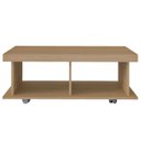 Ver imagem 5 de Mesa de Centro 90cm para Sala Tamburato 50mm Kael Carvalho A09 - Mpozenato