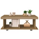 Ver imagem 6 de Mesa de Centro 90cm para Sala Tamburato 50mm Kael Carvalho A09 - Mpozenato