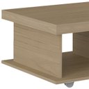 Ver imagem 7 de Mesa de Centro 90cm para Sala Tamburato 50mm Kael Carvalho A09 - Mpozenato
