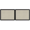 Ver imagem 3 de Cabeceira Casal Queen 160cm e 2 Mesas Laterais 1 Gaveta Industrial Indy A03 Nero - Lyam Decor