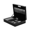 Ver imagem 1 de Faqueiro Pisa 101 PÇS ACO INOX com Estojo de Madeira WOLFF 77070