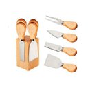 Ver imagem 1 de Conjunto para Queijo com Suporte 4 Peças Unyhome UD15091