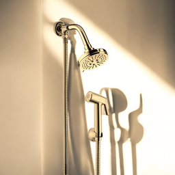 Ducha Lorentrio com Desviador 1902 C16 - Dourado:dourado Brilho - 2