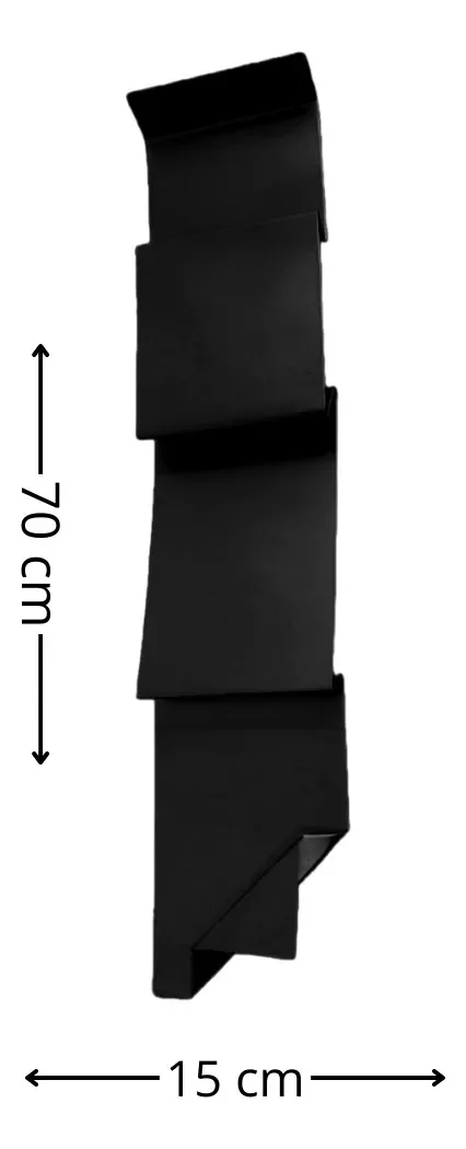 Ver imagem 4 de Decoração Escultura de Parede em Metal Casa Exclusivo no Brasil Home Decor Preto