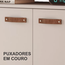 Ver imagem 3 de Rack para Tv até 65 Polegadas 2 Portas 1 Gaveta Impar