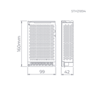 Ver imagem 3 de Fonte 12V Eco 100W Para Fita Led STELLA STH21894