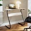 Ver imagem 4 de Conjunto para Escritório Mesa Escrivaninha Senna e Gaveteiro Steel Offwhite - Rede Móveis