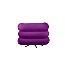 Ver imagem 3 de Poltrona Micheli 94cm Base Reclinável Veludo: Roxo