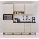 Ver imagem 3 de Cozinha Modulada Compacta 5 Peças com Tampos e sem Pia Isis Luciane Móveis