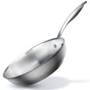 Ver imagem 1 de Duxtop Frigideira de Aço Inox 9.5” Compatível com Indução (prata)