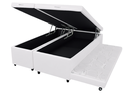 Ver imagem 1 de Cama Box Bau Queen com Auxiliar Orto Confort Corino:cinza