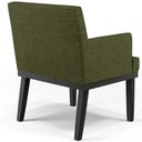 Ver imagem 7 de Kit 03 Poltronas Decorativas para Sala de Estar Base Preto Beatriz W01 Linho Verde - Lyam Decor 