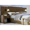 Ver imagem 1 de Painel Cama Box Madeirado Jatoba-ebano Casal-queen Havana Plus 2 Mesas C- 2 Gavetas Jatoba-ebano -