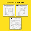 Ver imagem 5 de Cabeceira Estofada Cama Box Casal King Size Alteza 195cm Suede Caramelo - Desk Design