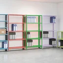 Ver imagem 6 de Kit 2 Estante Aço 5 Prateleiras Suporta 100Kg W3 10071