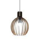 Ver imagem 1 de Lustre Luminária Pendente de Madeira Mdf Mod. Acácia