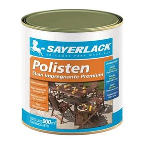 Verniz Polisten Sayerlack Stain Transparente 900ml Madeira
