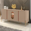 Ver imagem 1 de Aparador Buffet para Sala de Jantar Tambaú Marrom/Fendi/Freijó