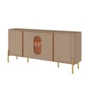 Ver imagem 2 de Aparador Buffet para Sala de Jantar Tambaú Marrom/Fendi/Freijó