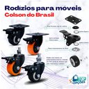 Ver imagem 4 de 4 Rodizio 41mm. Espiga e Freio Glebf.1.5/8.bp.e