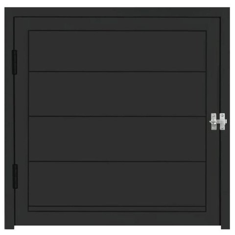 Porta de Aluminio Abrigo Lambril C/trinco Linha Premium:0,60 X 0,80/preto/direita