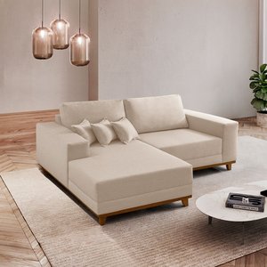 Sofá Cronos 185cm Chaise Lado Esquerdo Meu Sofá Online