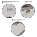 Ver imagem 2 de Balcão de Cozinha Americana com Tampo 70cm 2 Portas Multimóveis Cr20485 Branco