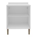 Ver imagem 4 de Balcão de Cozinha Americana com Tampo 70cm 2 Portas Multimóveis Cr20485 Branco