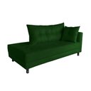 Ver imagem 2 de Recamier Charmy 1,60m Suede Verde - Dominic Decor