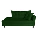 Ver imagem 1 de Recamier Charmy 1,60m Suede Verde - Dominic Decor