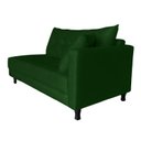 Ver imagem 3 de Recamier Charmy 1,60m Suede Verde - Dominic Decor